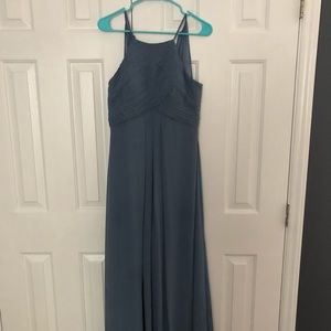 Bill Levkoff SLATE blue dress size 4